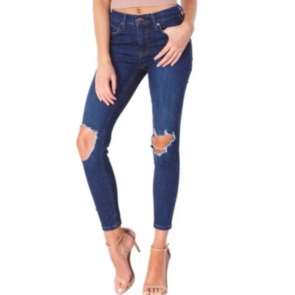 Free People Busted Knee Jeans
